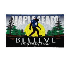 Evergreen Enterprises - Toronto Maple Leafs 28" x 16" Bigfoot Believe in Your Team Turf Door Mat - Multicolor