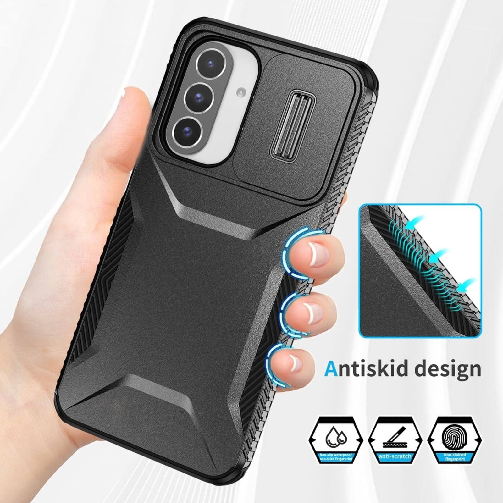 Antiskid design  
Nut-stip 100% stick Ingerprint  
anti-scratch  
Non-stained Regerprint