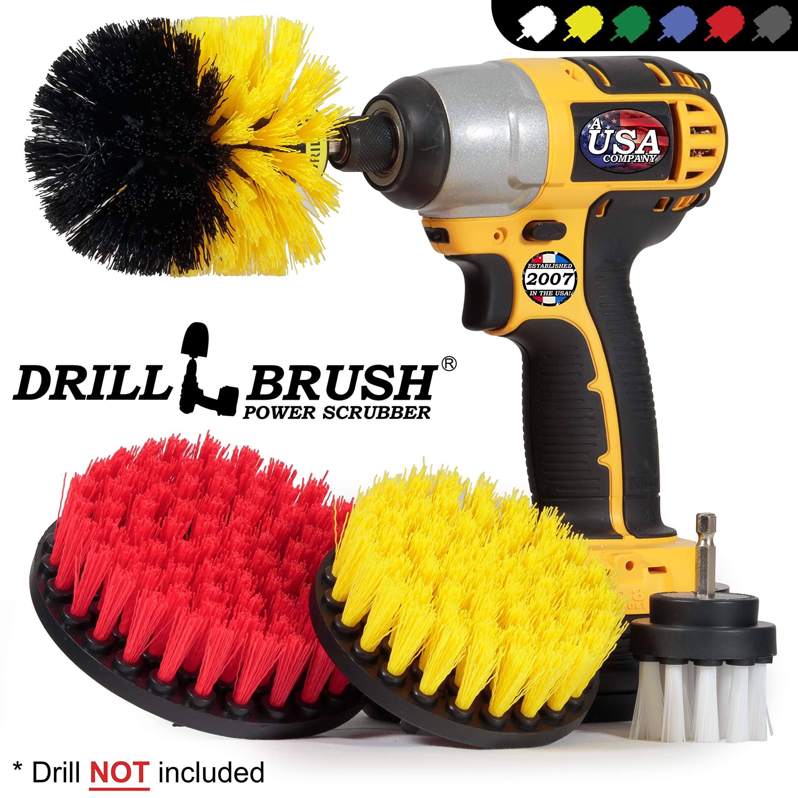 A USA COMPANY 2007 IN THE USA DRILL POWER BRUSH SCRUBBER * Drill NOT included