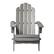 Front. Walker Edison - Everest Acacia Wood Adirondack Chair - Gray Wash.
