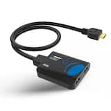 Orei - 4K@30Hz 1x2 HDMI™ Splitter (Pigtail)-HD-102C - Black