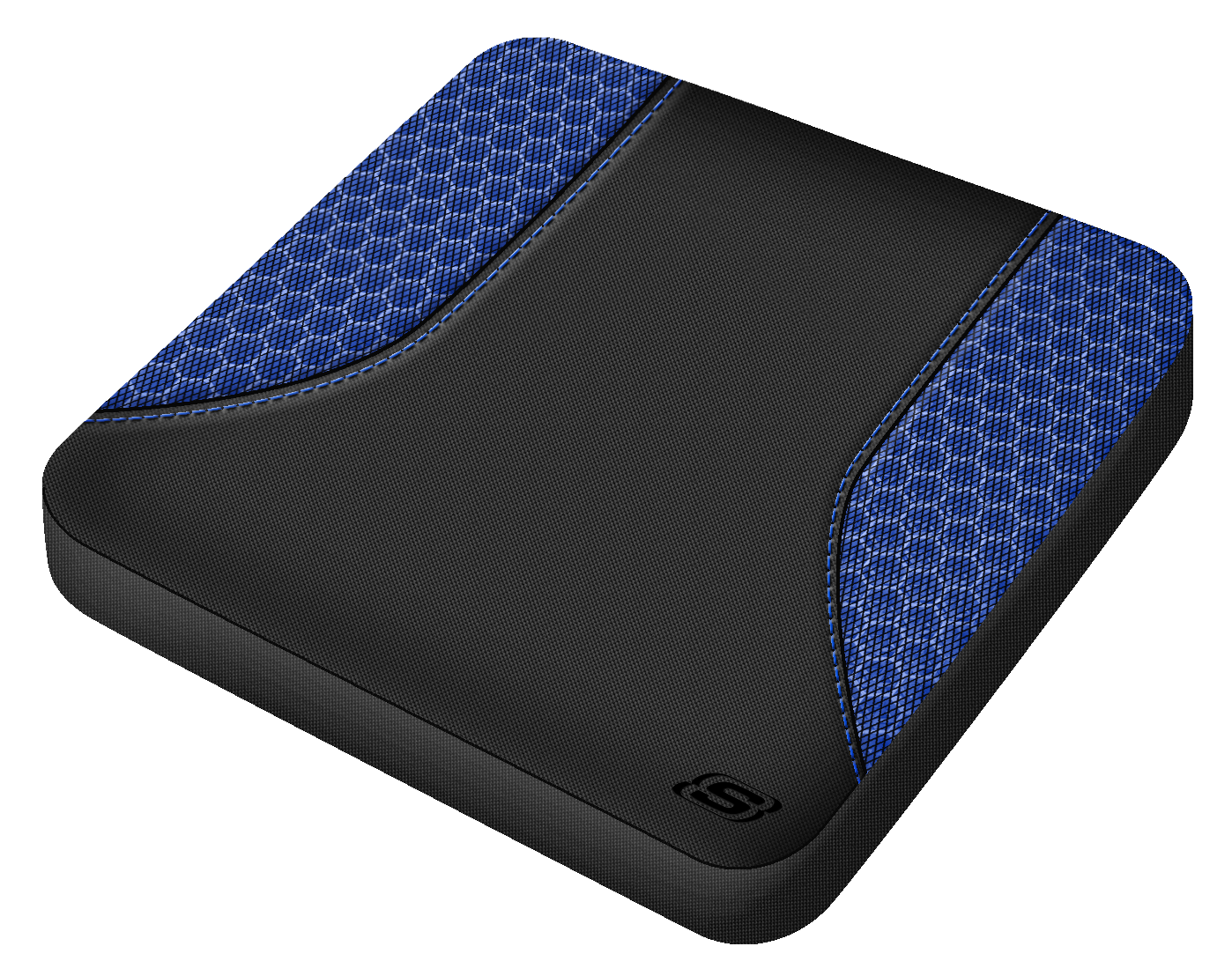 Front. Skechers - Gel Cooling Seat Cushion - Black.