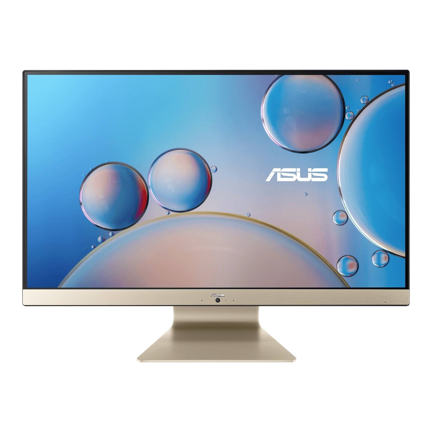 Front. ASUS - M3700WYA-PB706T 27" FHD Touch AMD Ryzen 7 5825U 2.00 GHz up to 4.5 GHz 16GB 1TB SSD Windows 11 Home All-In-One Desktop - Black.