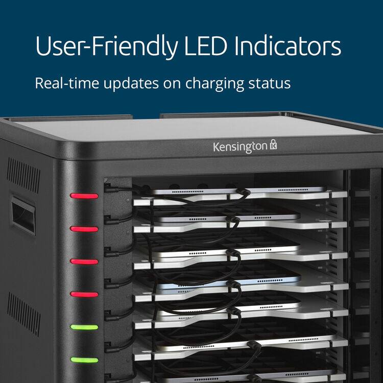 User-Friendly LED Indicators  
Real-time updates on charging status