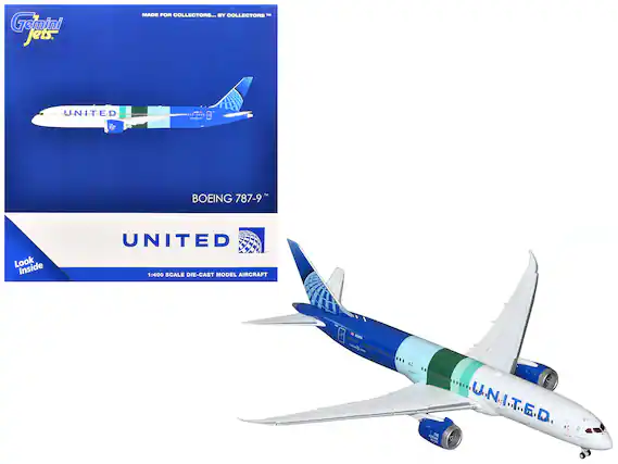 Gemini Jets
MADE FOR COLLECTORS... BY COLLECTORS™
UNITED
BOEING 787-9
UNITED
1:400 SCALE DIE-CAST MODEL AIRCRAFT
Look Inside