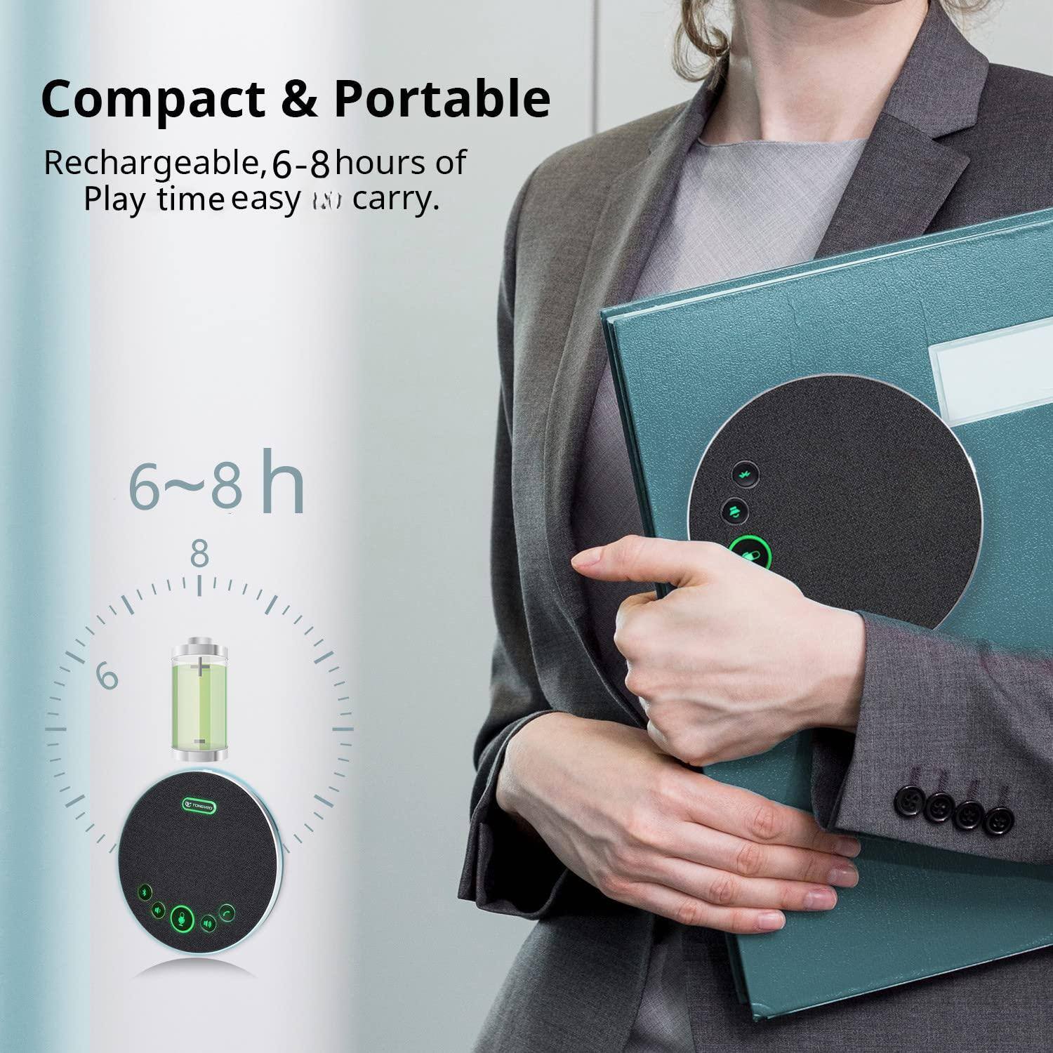 Compact & Portable  
Rechargeable, 6-8 hours of Play time easy to carry.  

6~8 h