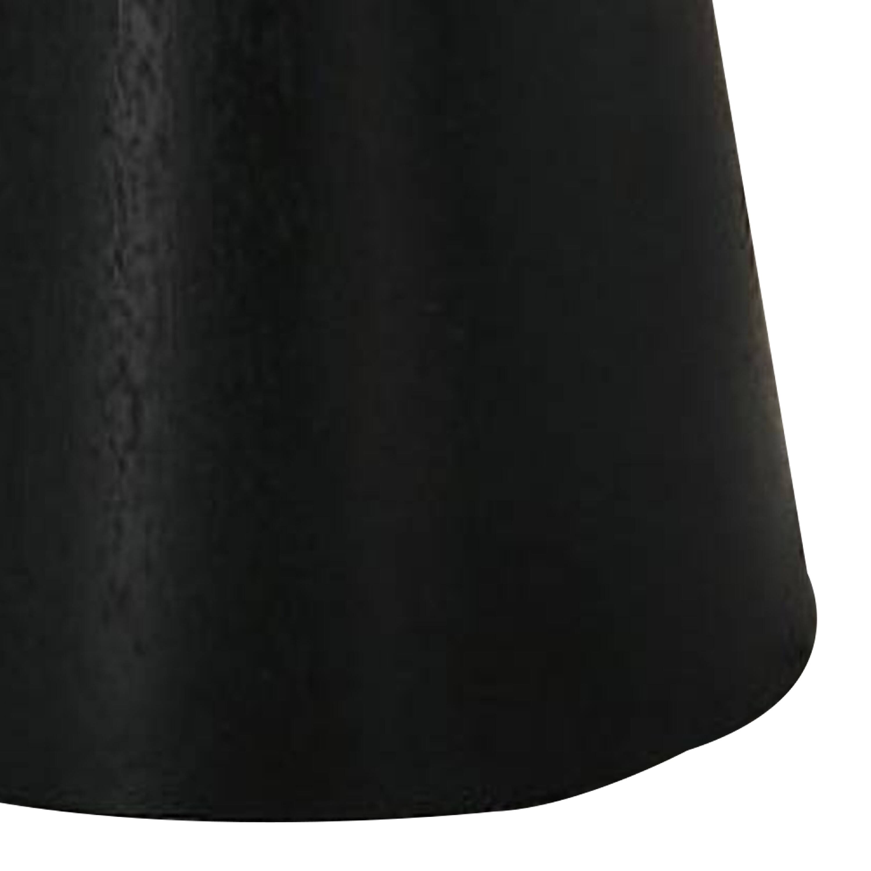 Alt View 3. Manhattan Lane - Kily Coffee Table, Cone Pedestal Base, 29 Inch Round Top - Black.