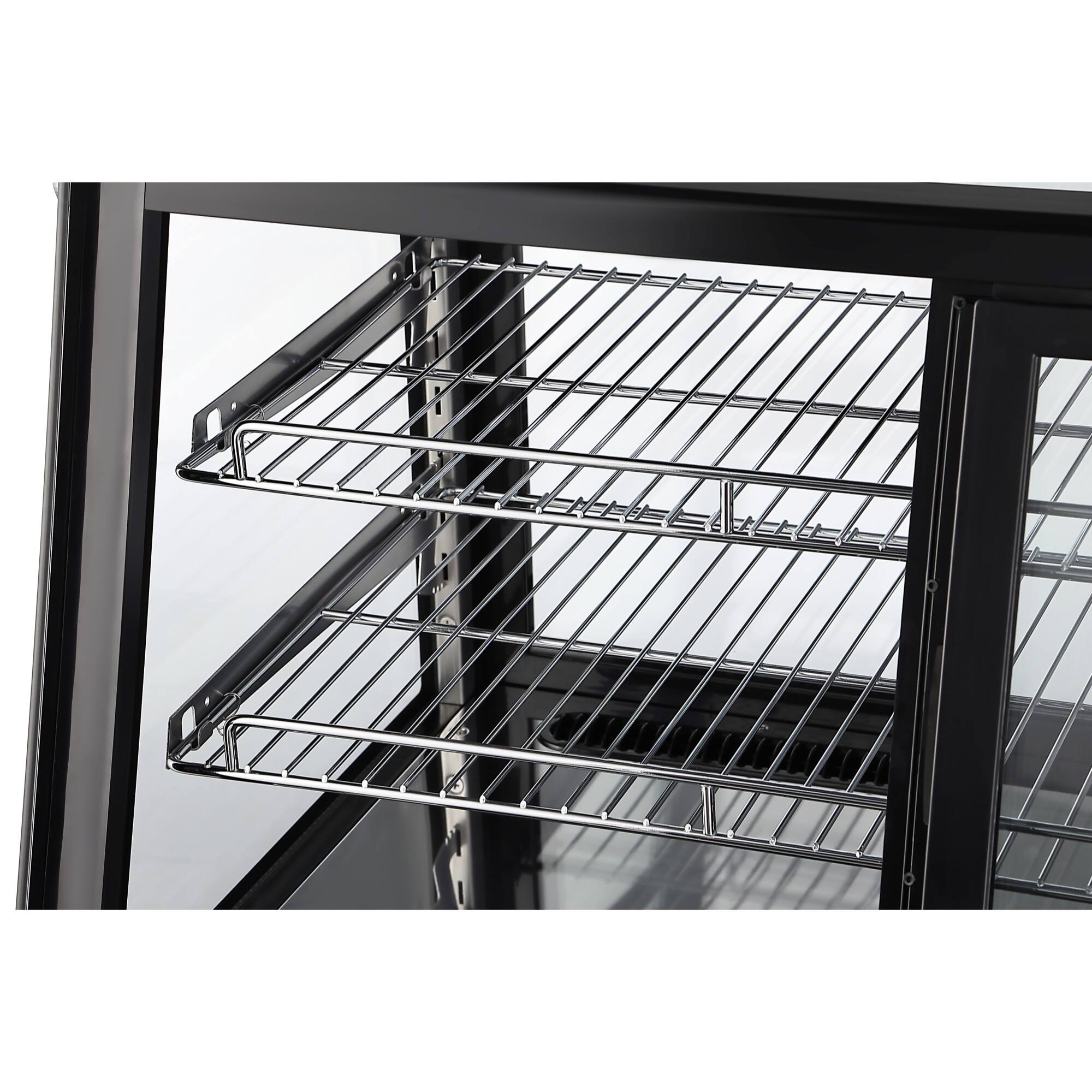 Alt View 4. Koolmore - 35 in. Self-Service Countertop Display Refrigerator in Black (CDC-165-BK) - Black.