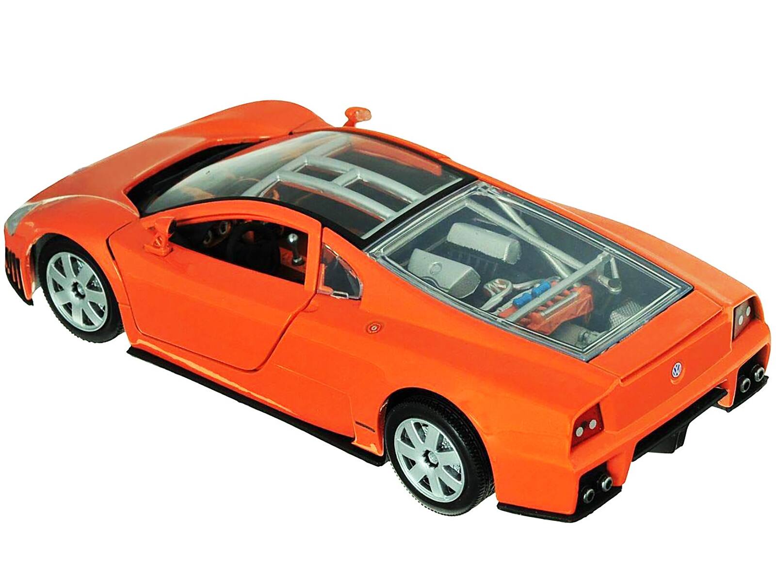 Alt View 1. Motormax - Volkswagen Nardo W12 Show Car Orange 1/18 Diecast Model Car by Motormax.