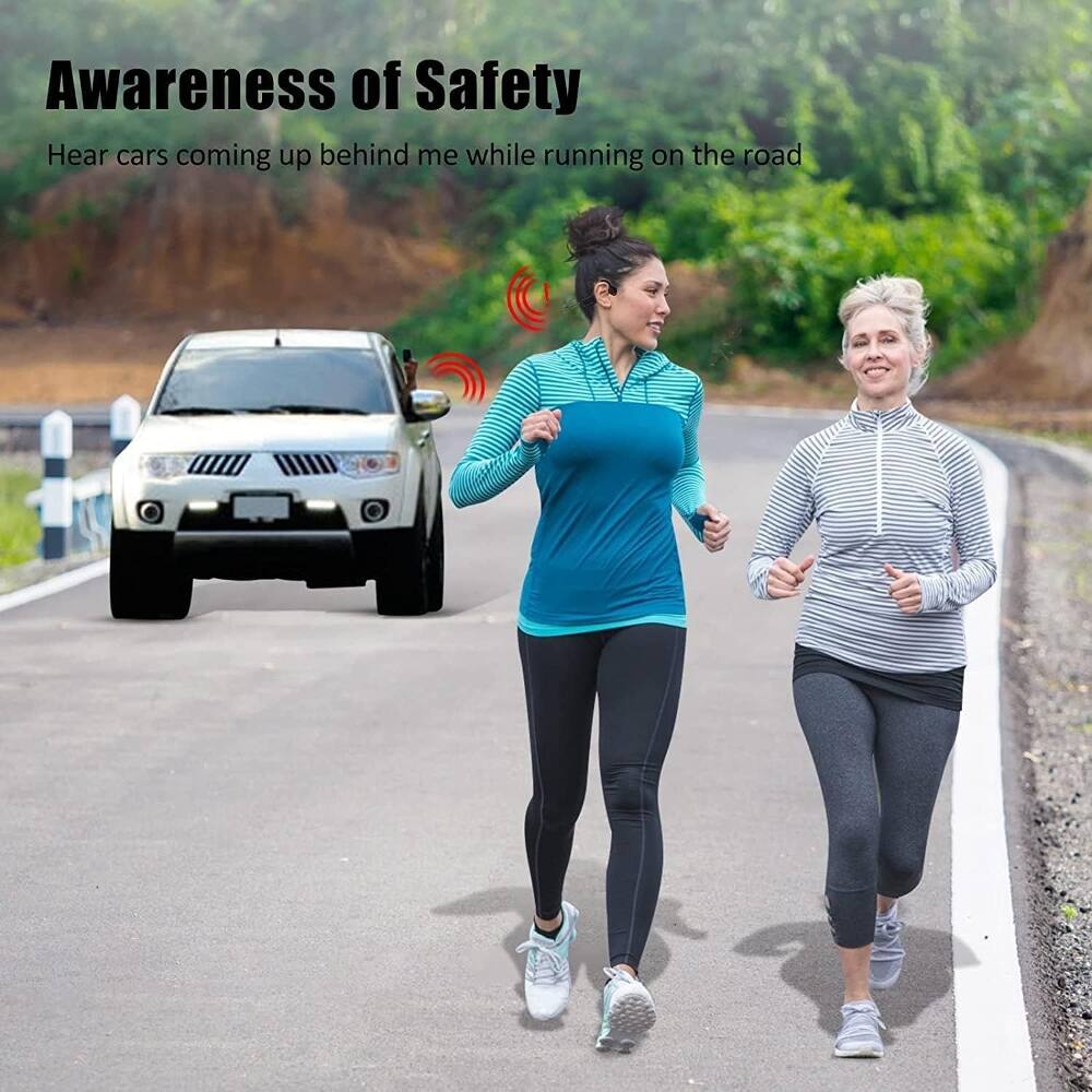 Awareness of Safety  
Hear cars coming up behind me while running on the road