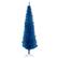 Front. Homcom - Artificial Pencil Christmas Tree, Slim Xmas Tree with 499 Realistic Branch Tips and Plastic Stand - blue.