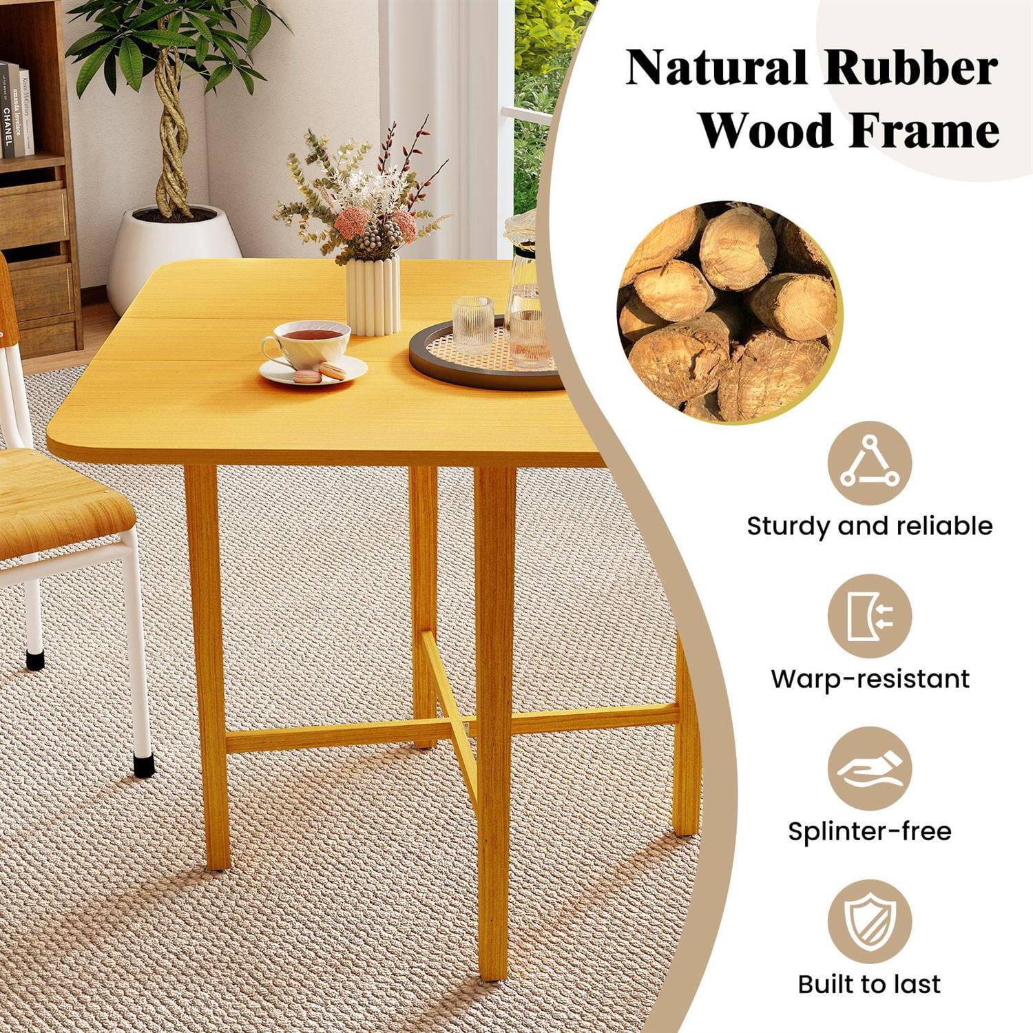 Natural Rubber Wood Frame

- Sturdy and reliable
- Warp-resistant
- Splinter-free
- Built to last