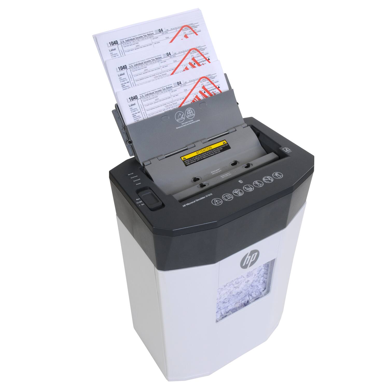 Alt View 13. HP - 9 Sheet Microcut Paper Shredder.