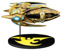 Dark Horse Comics - StarCraft Protoss Carrier Ship 6 Inch Collectible Replica Ship - Gold