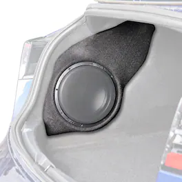NVX - BOOST Box Custom Fit 10" 500W RMS Loaded Sealed Subwoofer Enclosure for 2017-2022 Tesla Model 3 - Black