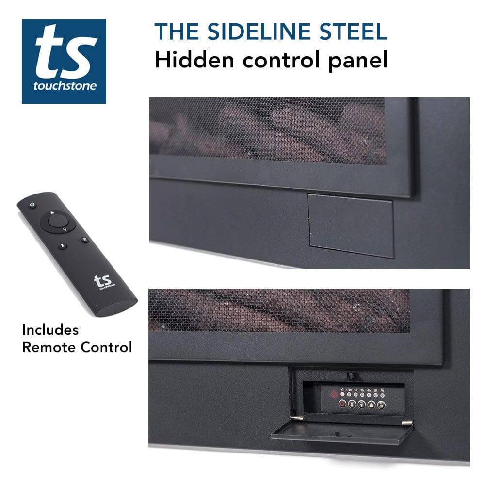 ts touchstone THE SIDELINE STEEL Hidden control panel ts Includes Remote Control