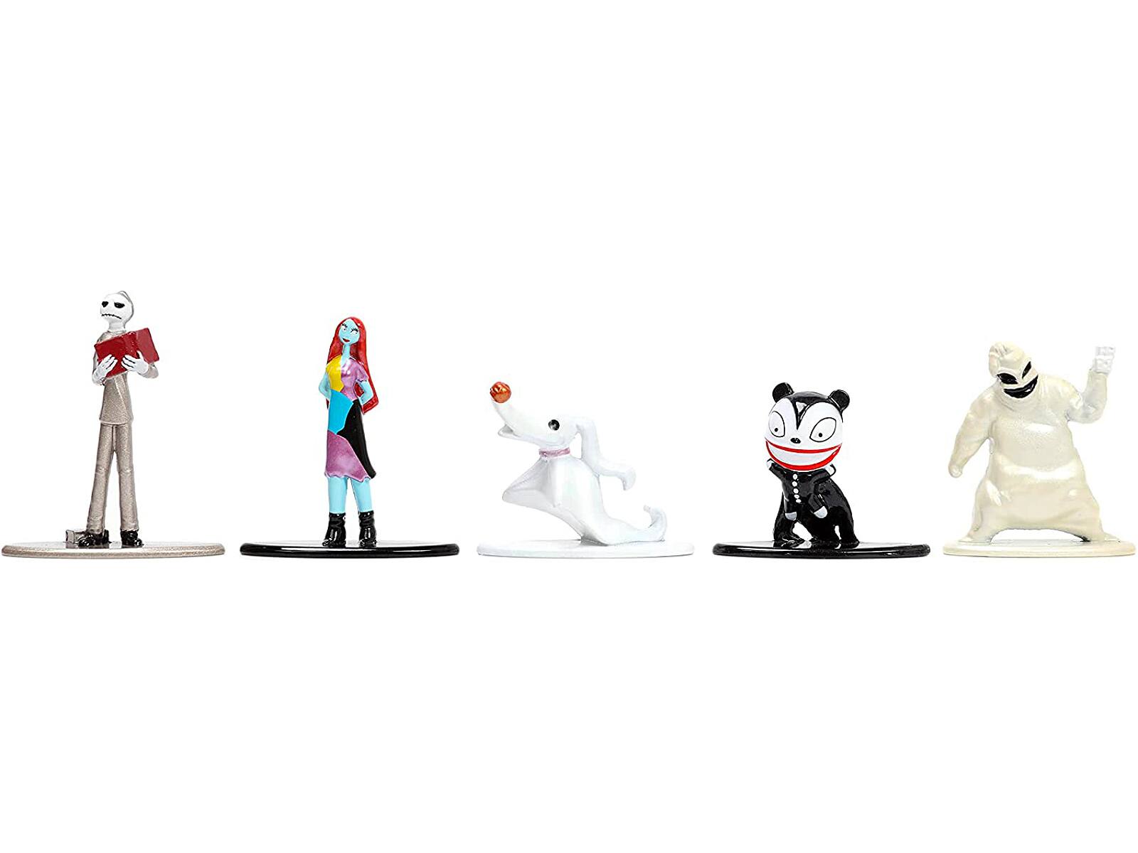 Alt View 2. Jada - Tim Burton's "The Nightmare Before Christmas" Set of 18 Figurines "Nano Metalfigs" Series Models by Jada.