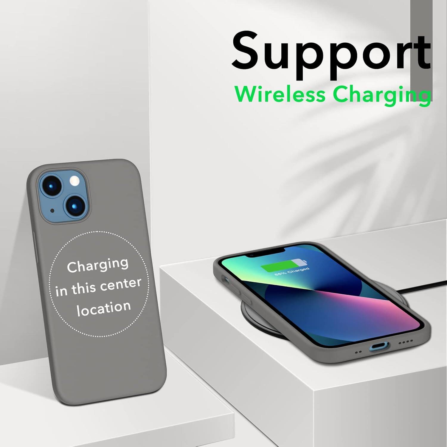 Support Wireless Charging Charging in this center location