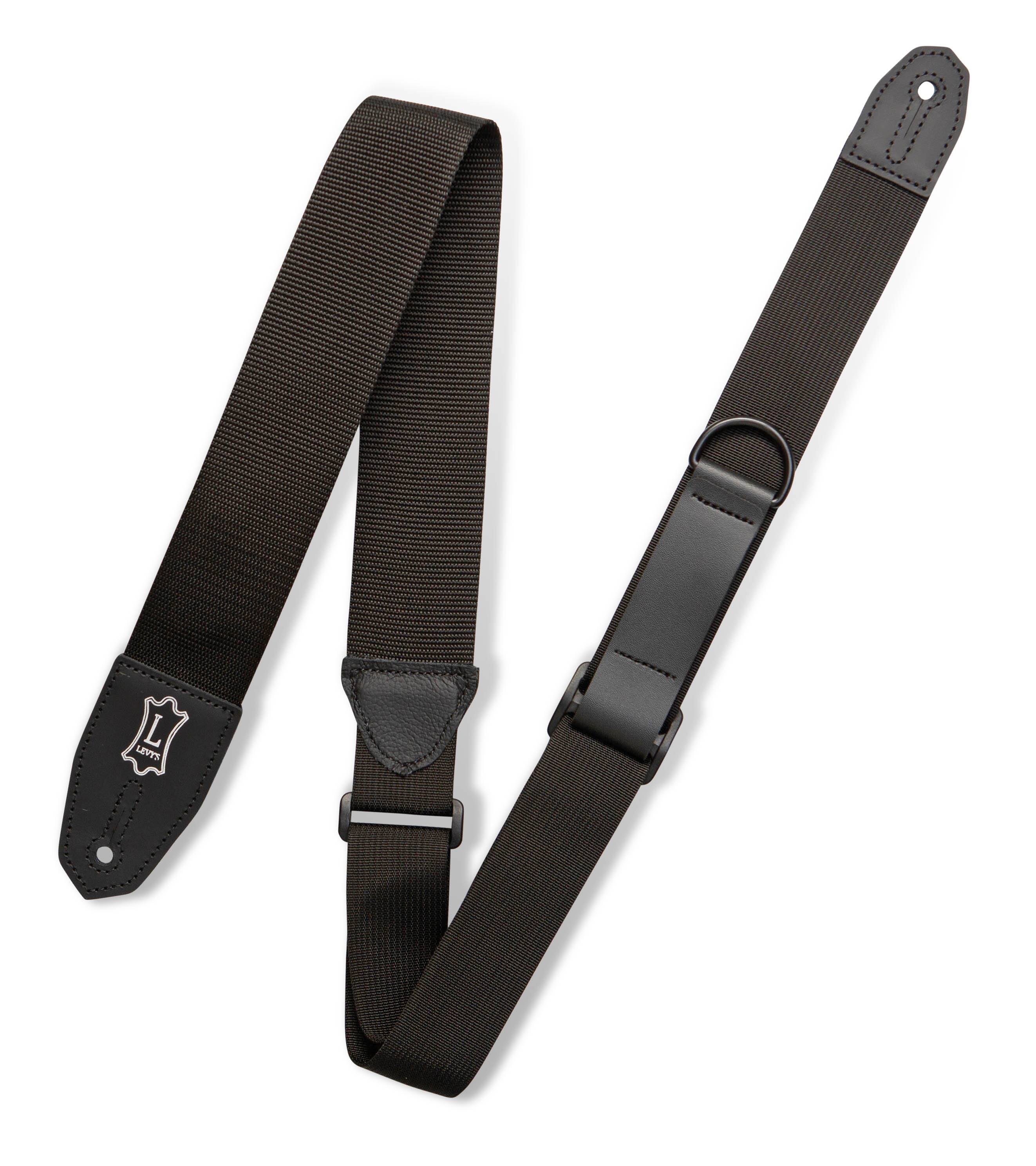 Levy's Leathers - Right Height Polyester Guitar Strap, Specialty Series - 2 inch. Wide - Black price history on PriceWatchPro