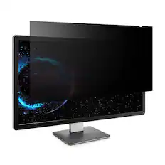 Front. Staples TECH - Anti-Glare Privacy Filter for 27" Widescreen Monitor (16:9).