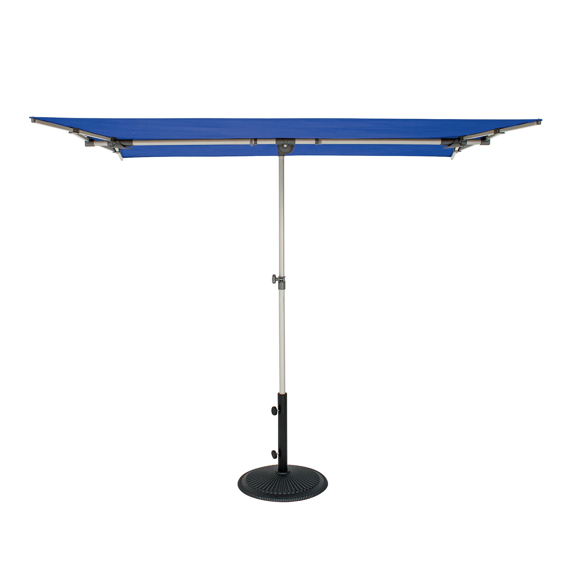 Mondawe - 5' x 7' Rectangle Patio Umbrella with Protective Cover - Ocean Blue