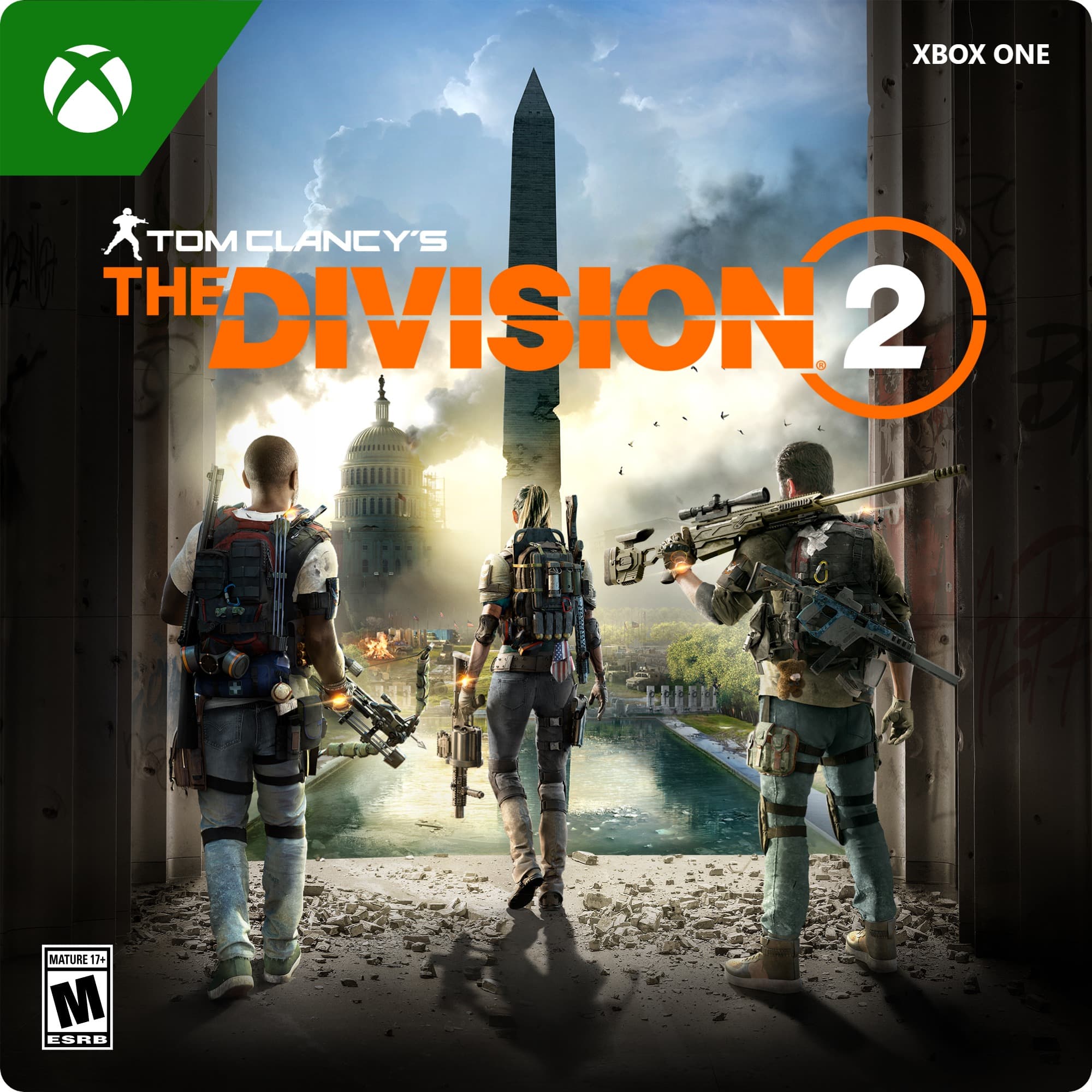 X ONE TOM CLANCY'S THE DIVISION 2 { MATURE 17+ M ESRB