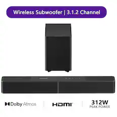 Wireless Subwoofer | 3.1.2 Channel ULTIMA
- Dolby Atmos
- HDMI
- 312W PEAK POWER