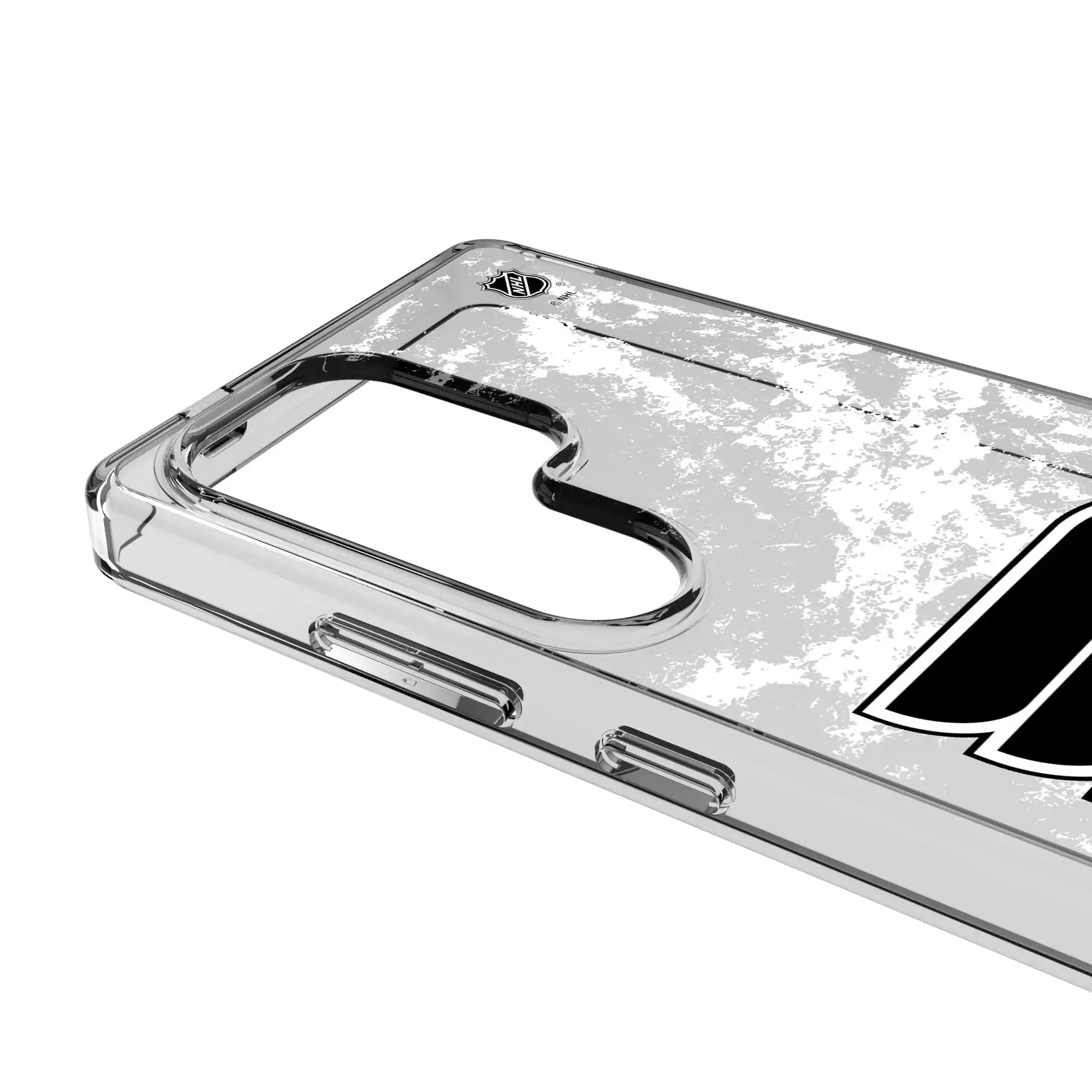 Alt View 2. Keyscaper - Philadelphia Flyers Galaxy Stripe Clear Ice Case - S23 Ultra - Multicolor.