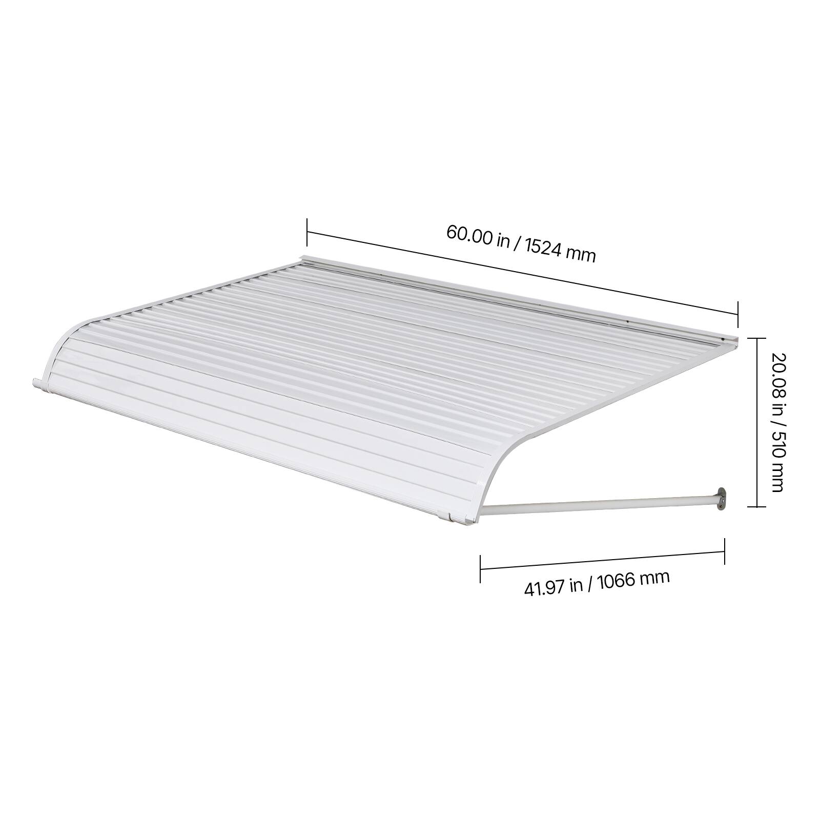 60.00 in / 1524 mm  
20.08 in / 510 mm  
41.97 in / 1066 mm