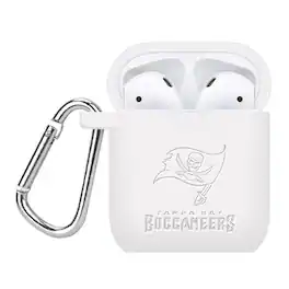 Artinian - Tampa Bay Buccaneers Debossed Silicone AirPods Case Cover - Multicolor