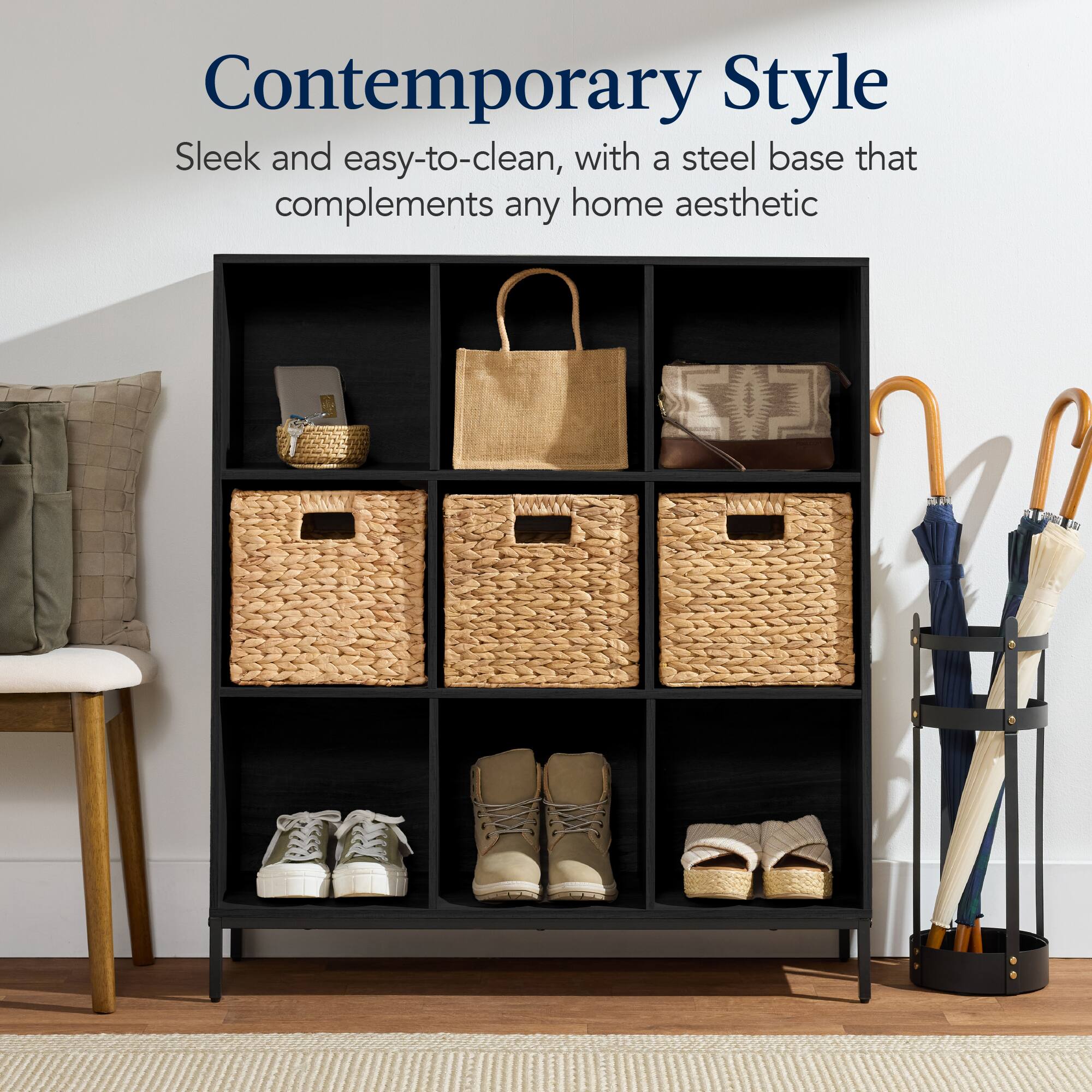 Contemporary Style

Sleek and easy-to-clean, with a steel base that complements any home aesthetic.