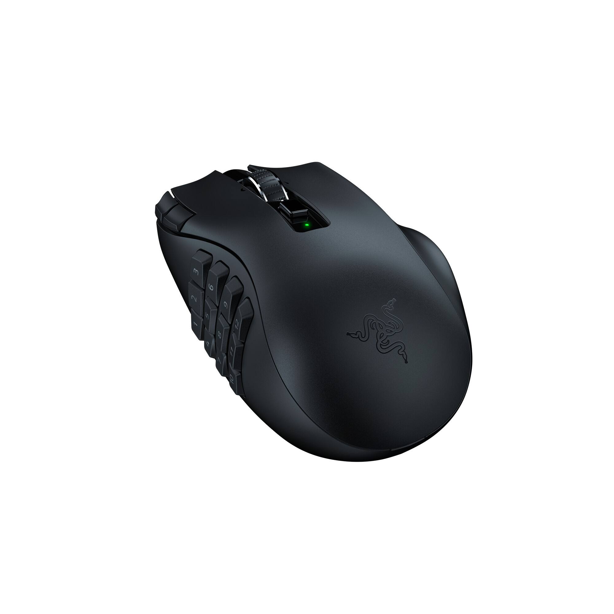 Razer Naga V2 HyperSpeed MMO Wireless Optical Gaming Mouse with 19 