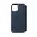 Front. Apple - iPhone 11 Pro Leather Case - Black.