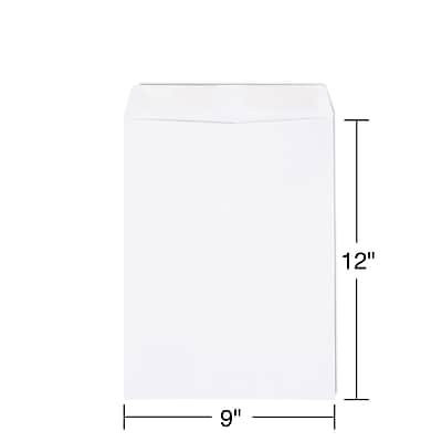 Alt View 2. Staples - Gummed Catalog Envelopes, 9"L x 12"H, 250/Box (486949R) - White.