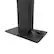 Alt View 1. Kanto - 9" Universal Desktop Speaker Stands with Cable Management, Pair - Black.