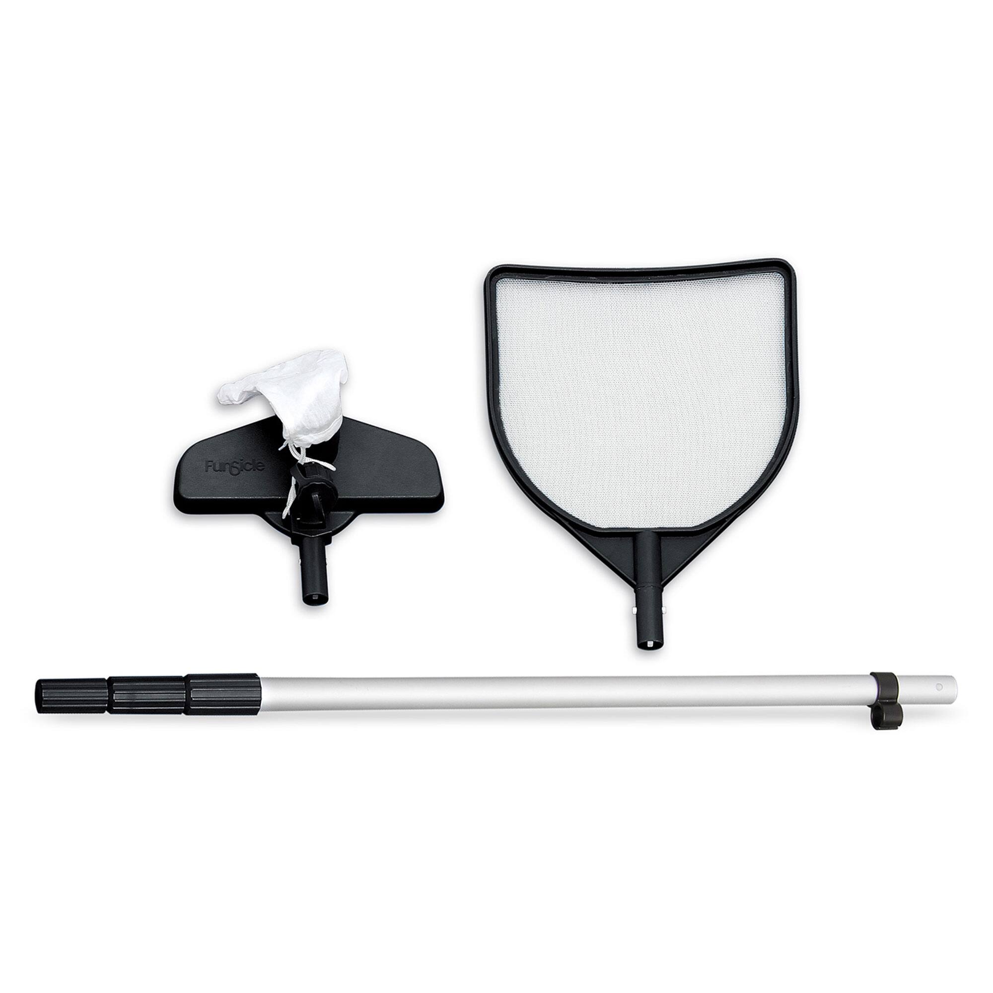 Alt View 7. Funsicle - Funsicle 32' x 16' x 52" Oasis Rectangle Outdoor Above Ground Swimming Pool - Dark Herringbone Gray.