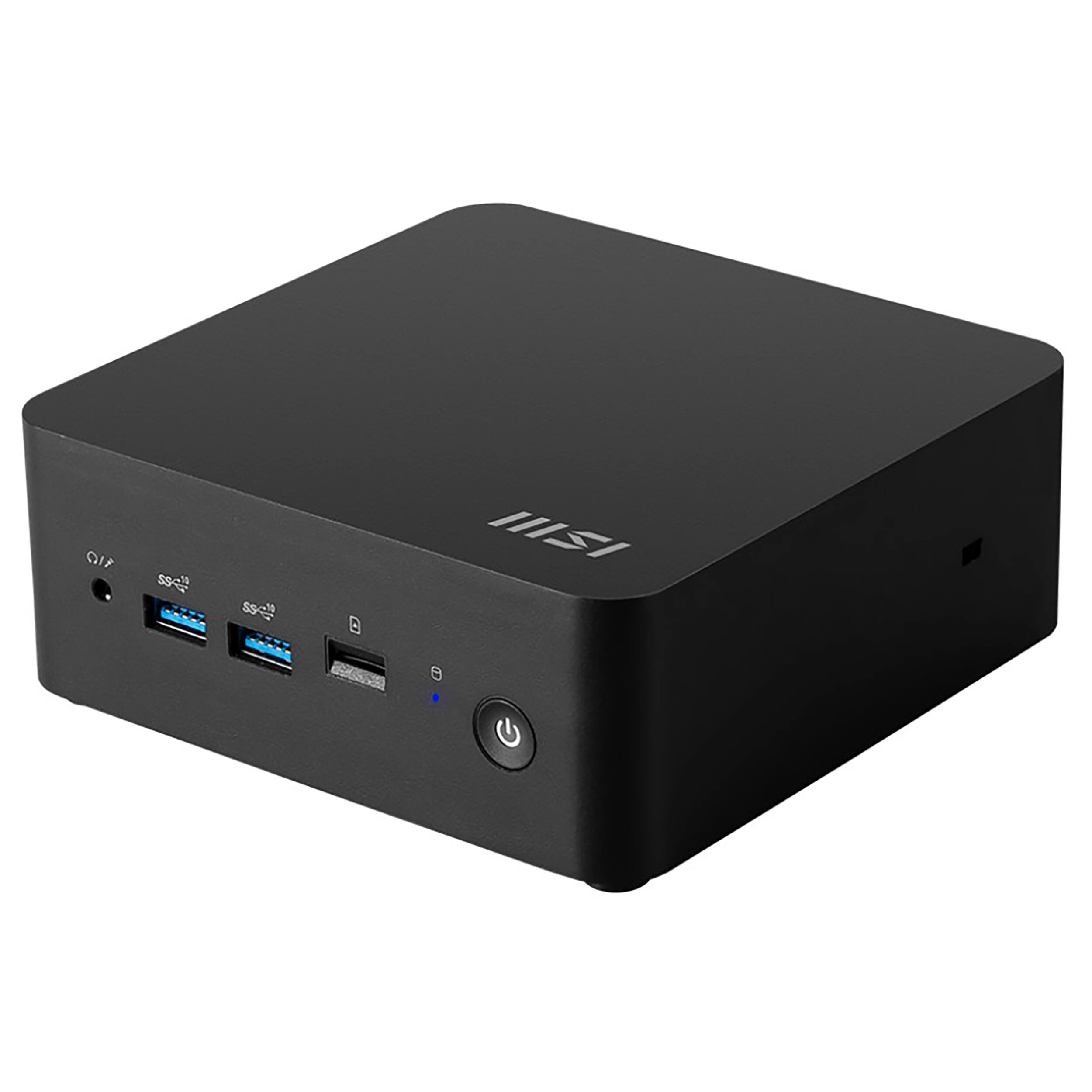Left. MSI - Cubi NUC Desktop - Intel Core 7-150U - 32GB Memory - 1TB SSD - Black.