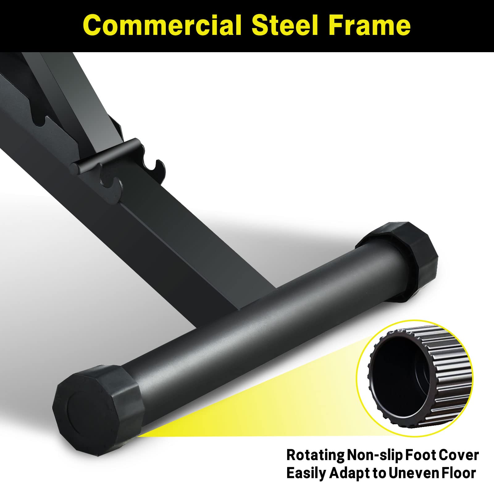 Commercial Steel Frame

Rotating Non-slip Foot Cover Easily Adapt to Uneven Floor