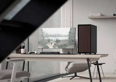 Fractal Design North Charcoal Black with Walnut Front and