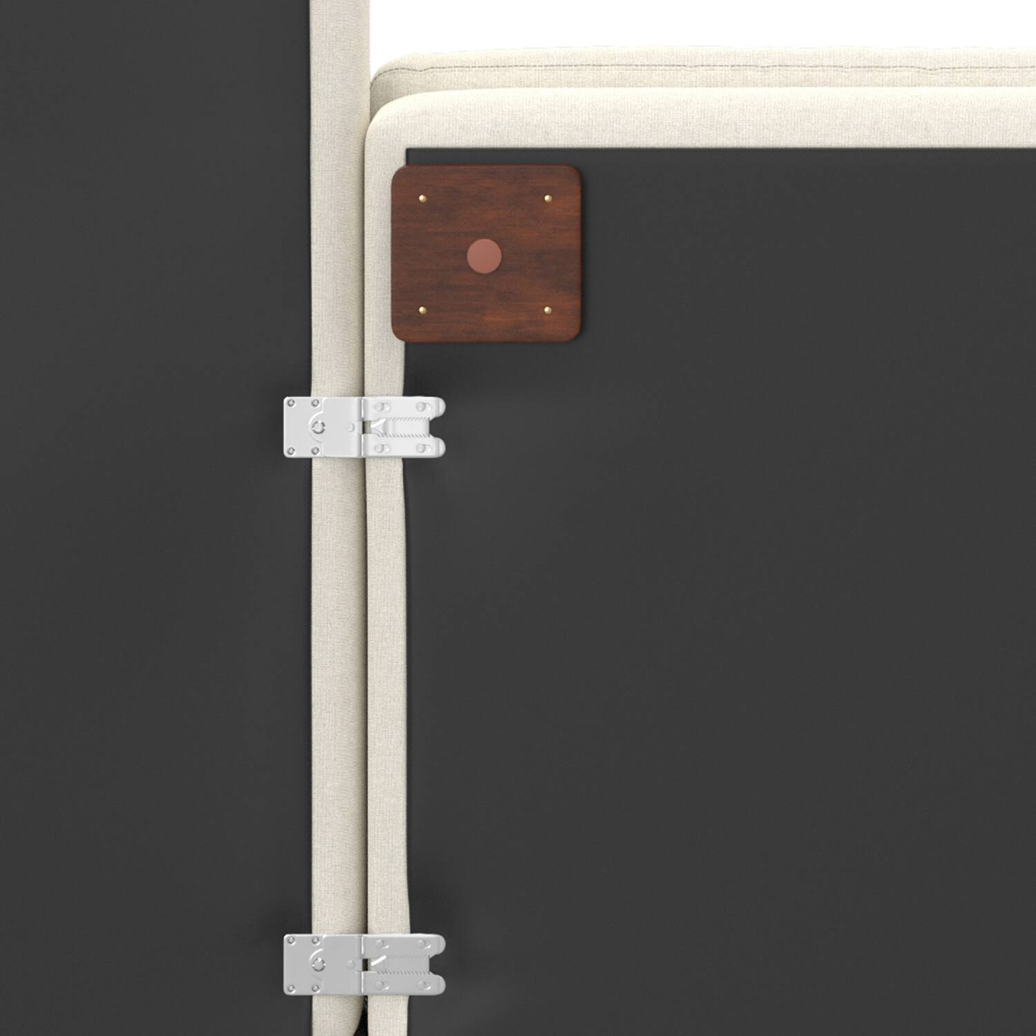 Alt View 7. Simpli Home - Charlie Left-Facing Sectional in Tightly Woven Performance Fabric - Cream.