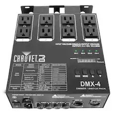 Front. CHAUVET DJ - DMX-4 Controller - Black.