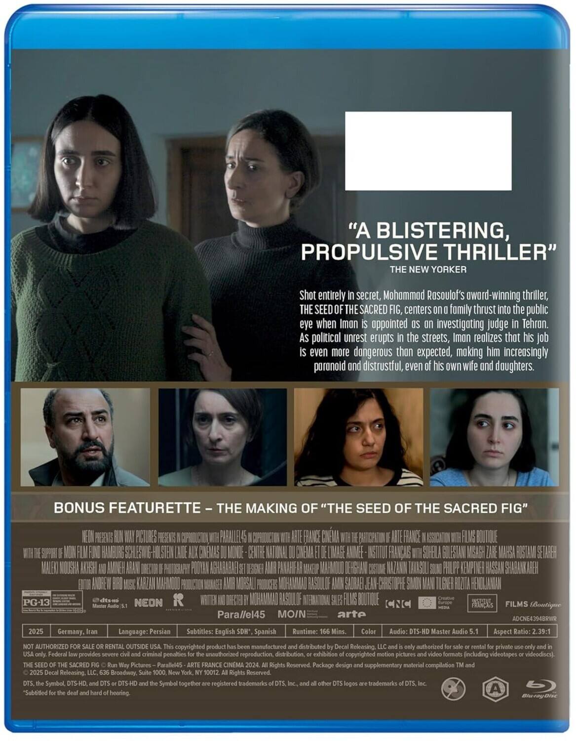 Alt View 1. The Seed of the Sacred Fig   - BLU-RAY.