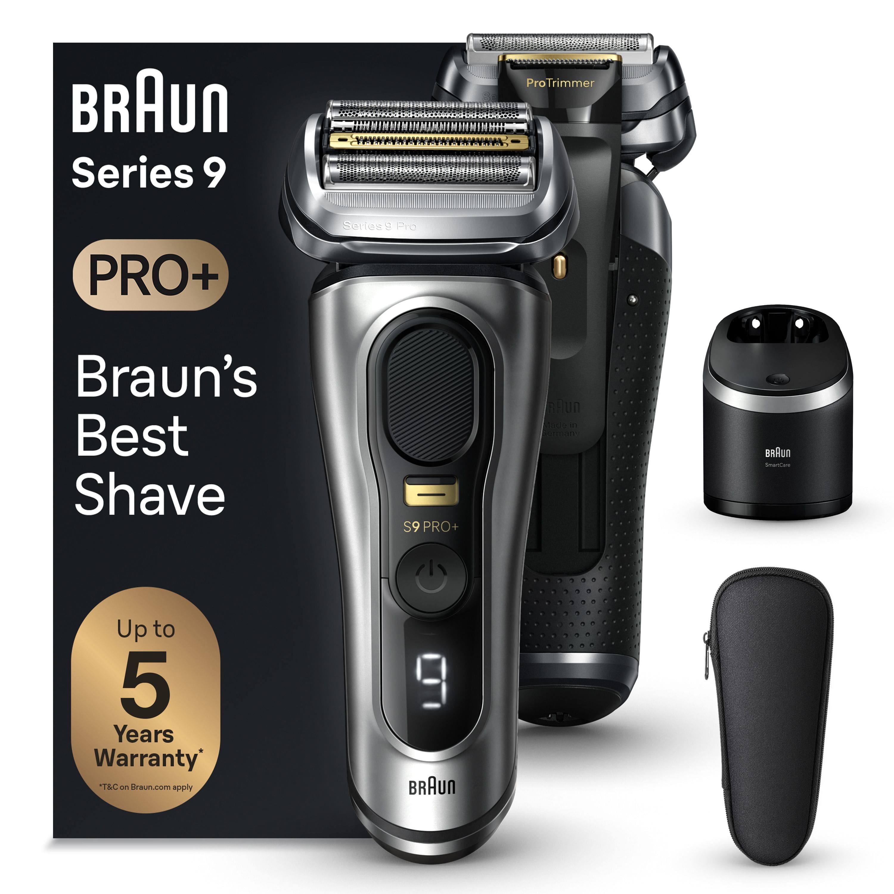 【バンブー】Braun Series 9 Pro+ 9516s シェーバー Braun Series 9 PRO+ Electric Shaver with 6 in 1 SmartCare Center
