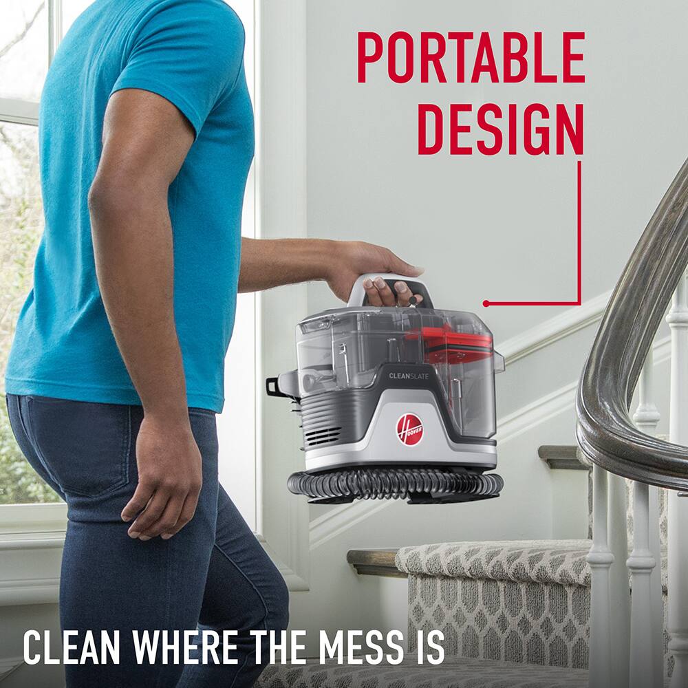 PORTABLE DESIGN  
CLEAN WHERE THE MESS IS