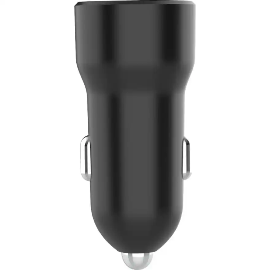 Alt View 1. 4XEM - 20W FAST CAR CHARGER 1 X USB-C 2 X USB-A WHITE - Black.