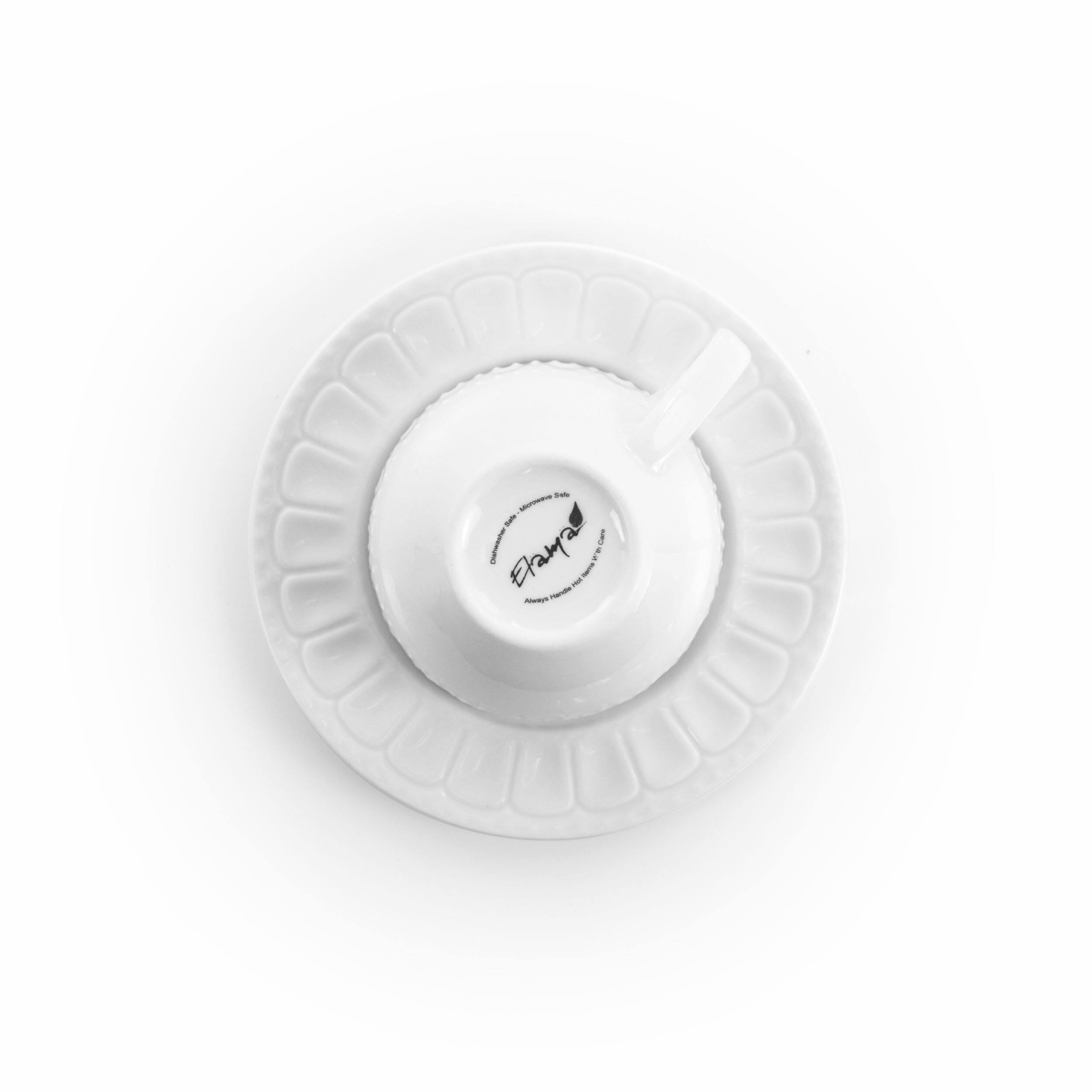 Alt View 10. Elama - Elama Charlotte 6 Piece Mug Set in White - White.