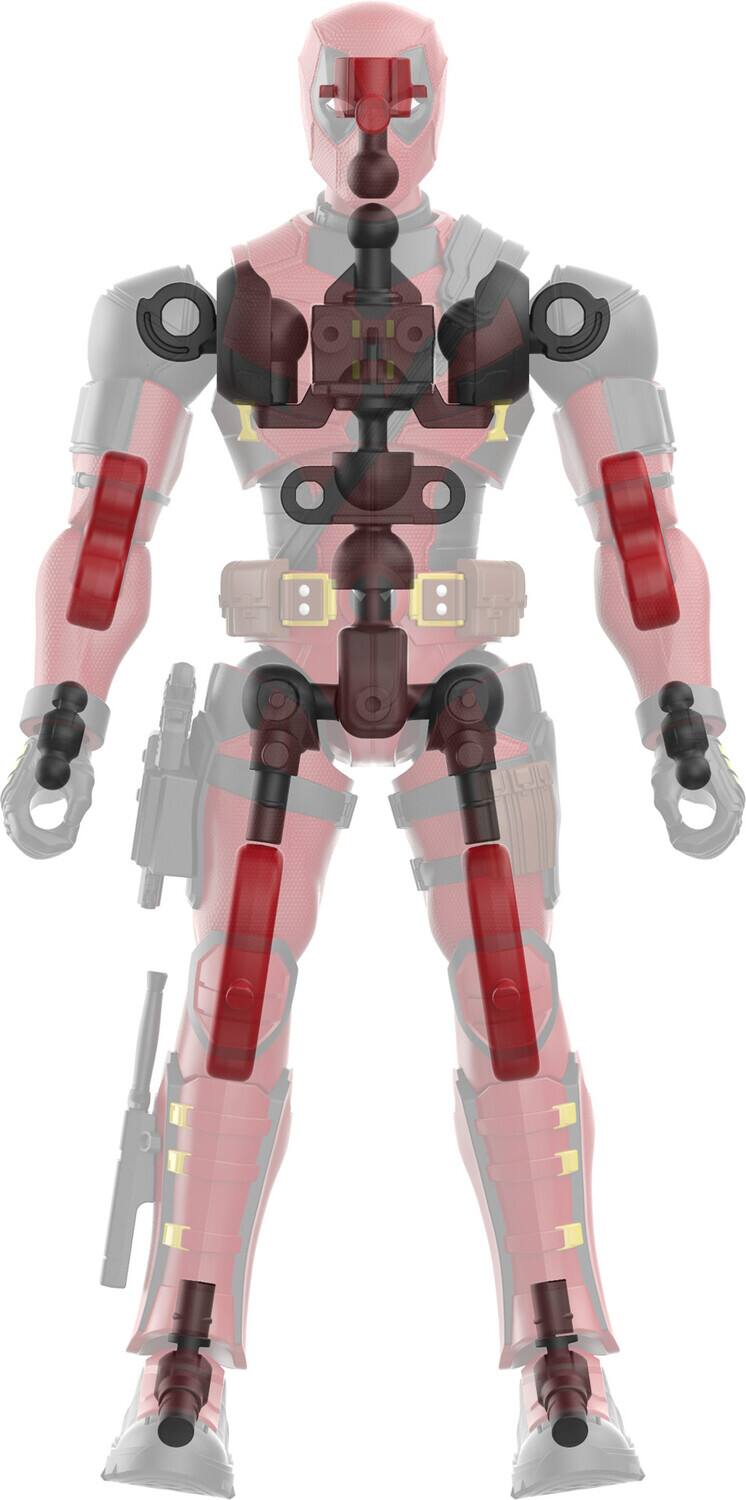 Alt View 2. PopMarket - Blokees - Marvel Deadpool & Wolverine - Champion Class - 04: Deadpool Model Kit   - COLLECTIBLES - Multicolor.