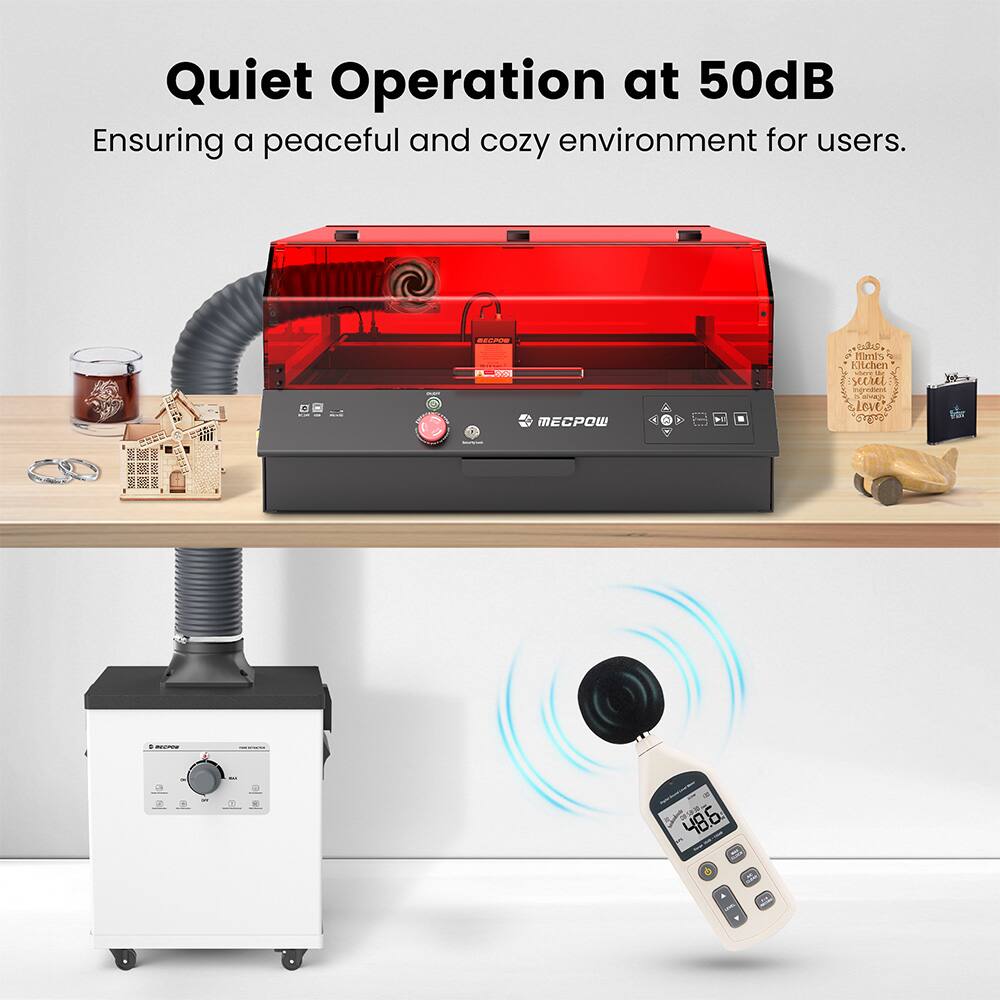 Quiet Operation at 50dB  
Ensuring a peaceful and cozy environment for users.