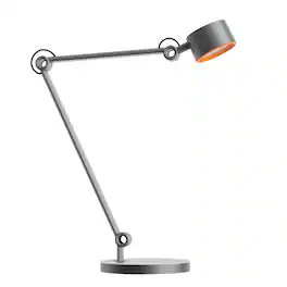 Honeywell - LED Desk Lamp 01A Sunturalux Reading Desk Light with Metal Swing Arm Lamp 4000K Eye Caring Natural Light Lamp - Gray