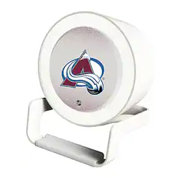 Keyscaper - Colorado Avalanche Linen Print Nightlight Charger & Bluetooth Speaker - White